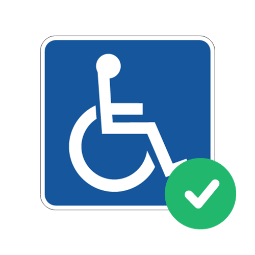 Chambre pour personnes à mobilité réduite possible